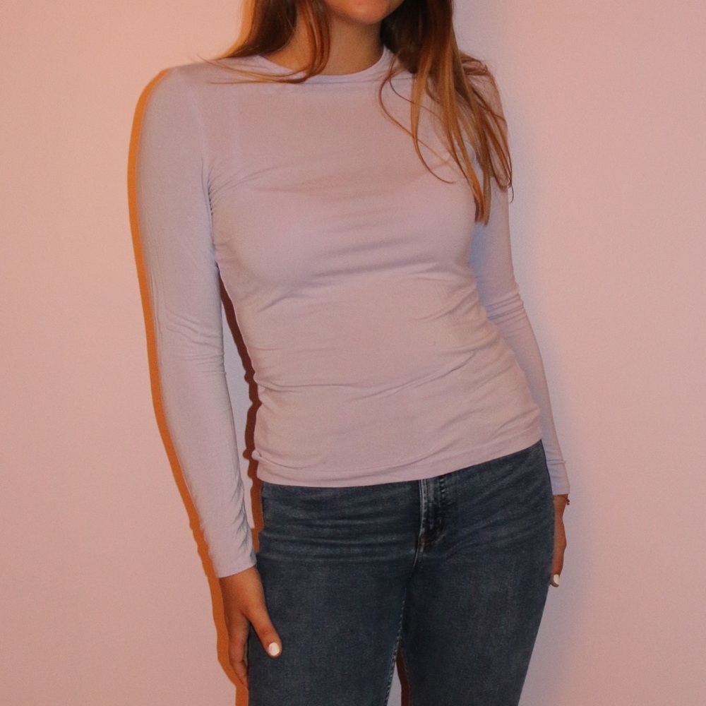 Lavender Long Sleeve Tee